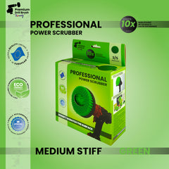 Kornely Premium Drill Brush Professional– 2in1 for Drill & Angle Grinder Medium-Stiff 15cm Green | Scratch-Free Kitchen Cleaning Brush for Ovens, Hobs, Worktops, Floor Tiles, Cupboard Doors, Cookware (Copy)