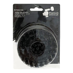 Kornely Premium Drill Brush Professional – Ultra-Stiff 10 cm Black | Scratch-Free Heavy-Duty Cleaning Brush for Concrete, Brick, Stone, Metal, Masonry, Garage, BBQ Grills, Rust and Construction Tools