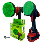 Kornely Premium Drill Brush Professional– 2in1 for Drill & Angle Grinder Medium-Stiff 15cm Green | Scratch-Free Kitchen Cleaning Brush for Ovens, Hobs, Worktops, Floor Tiles, Cupboard Doors, Cookware (Copy)